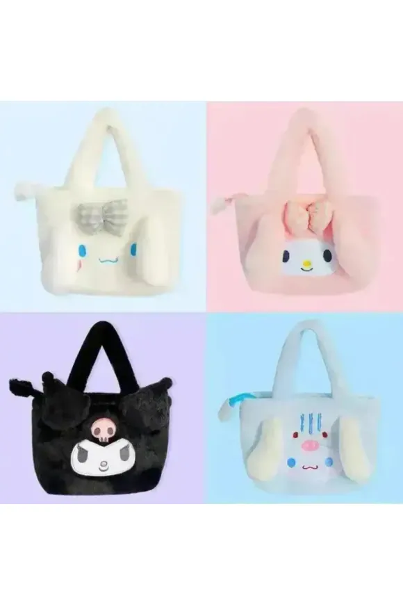 Sanrio Kuromi & Cinnamoroll Plush Handbag for Kids – view 2