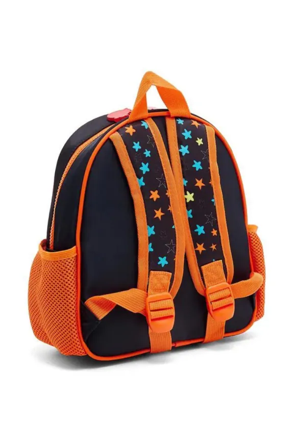 Cartoon Monster 3D Pre-School Backpack for Kids – Black – view 2