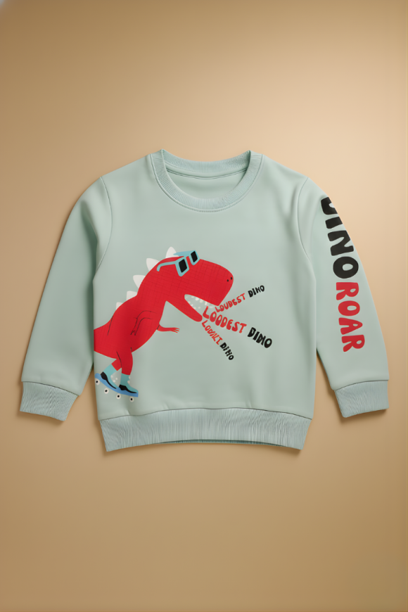 Dino Print Sweatshirt for kids