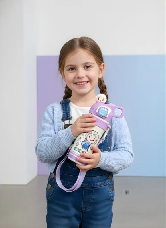 Disney Frozen Princess 600 ml Insulated Sipper Bottle with Strap – view 2